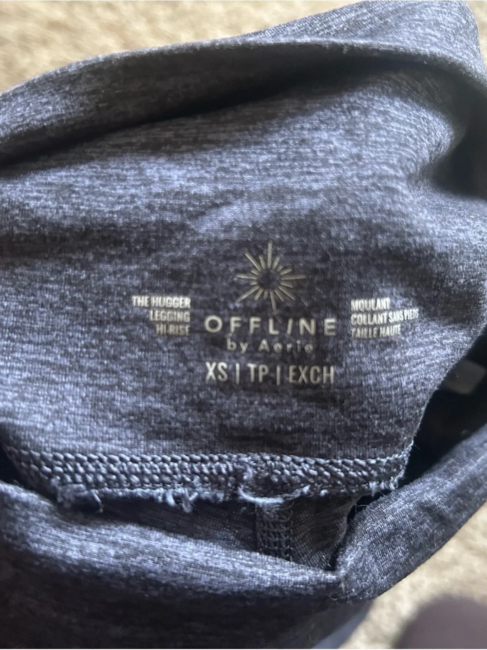 aerie kids Heather Navy Jogger Pants